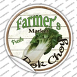 Farmers Market Bok Choy Novelty Circle Sticker Decal Small