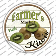 Farmers Market Kiwis Novelty Circle Sticker Decal Small