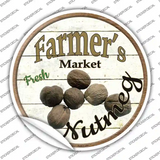 Farmers Market Nutmeg Novelty Circle Sticker Decal Small