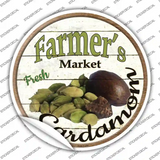 Farmers Market Cardamon Novelty Circle Sticker Decal Small