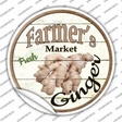 Farmers Market Ginger Novelty Circle Sticker Decal Small