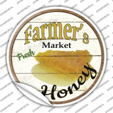 Farmers Market Honey Novelty Circle Sticker Decal Small