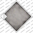 Gray Oil Rubbed Novelty Diamond Sticker Decal