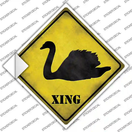 Swan Xing Novelty Diamond Sticker Decal Small