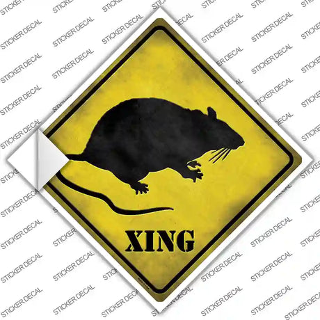 Rat Xing Novelty Diamond Sticker Decal Small