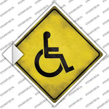 Handicap Novelty Diamond Sticker Decal