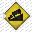 Down Grade Novelty Diamond Sticker Decal