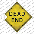 Dead End Textured Novelty Diamond Sticker Decal