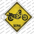 Classic American Chopper Xing Novelty Diamond Sticker Decal Small