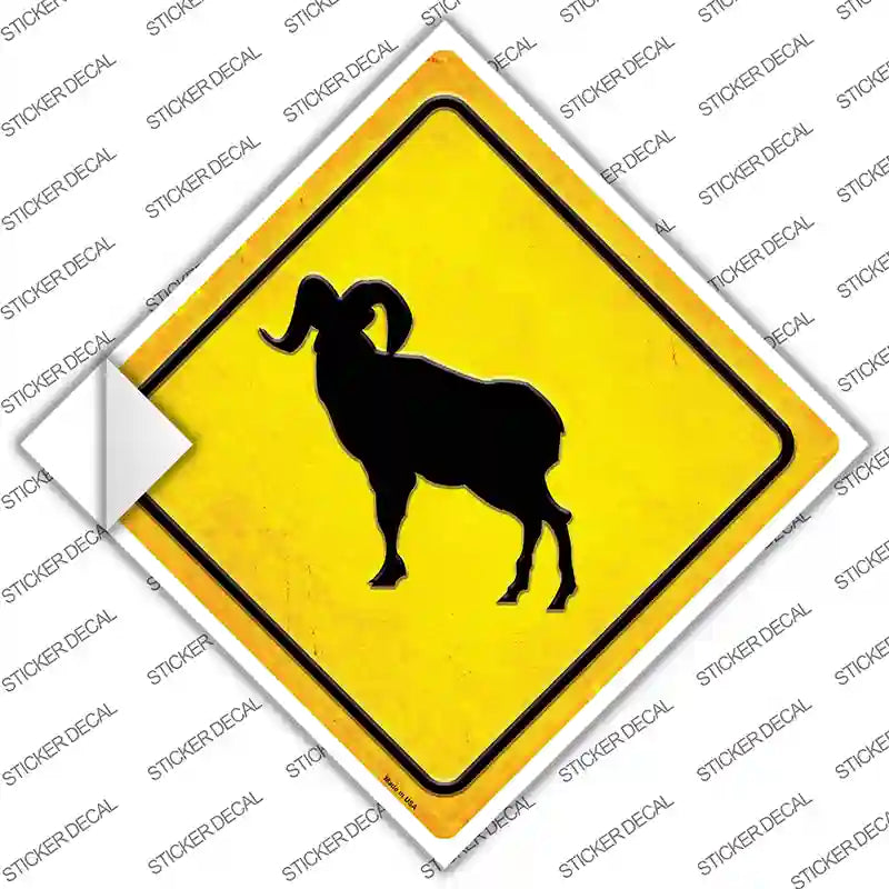 Sheep|Mtn Goat Novelty Diamond Sticker Decal