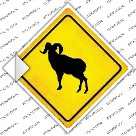 Sheep|Mtn Goat Novelty Diamond Sticker Decal