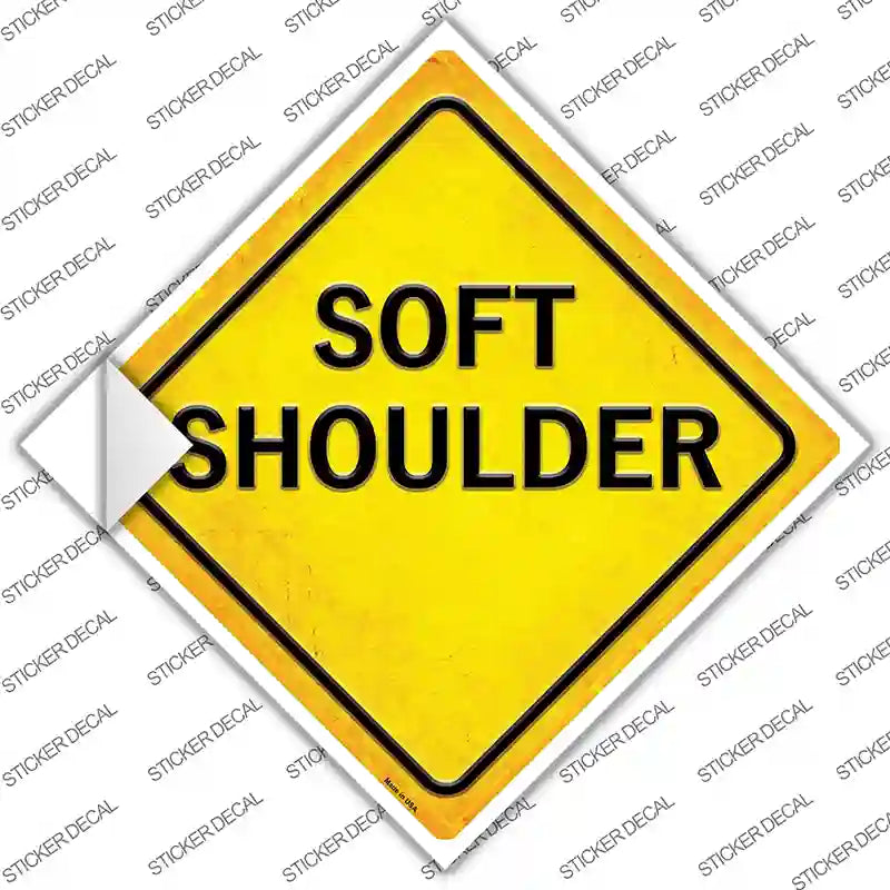 Soft Shoulder Novelty Diamond Sticker Decal