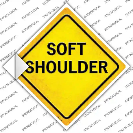 Soft Shoulder Novelty Diamond Sticker Decal