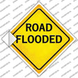Road Flooded Novelty Diamond Sticker Decal