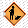 Digger Ahead Novelty Diamond Sticker Decal