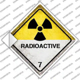 Radioactive 7 Small Novelty Diamond Sticker Decal