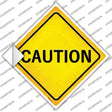 Caution Novelty Diamond Sticker Decal