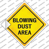 Blowing Dust Area Novelty Diamond Sticker Decal