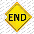 End Novelty Diamond Sticker Decal