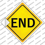 End Novelty Diamond Sticker Decal