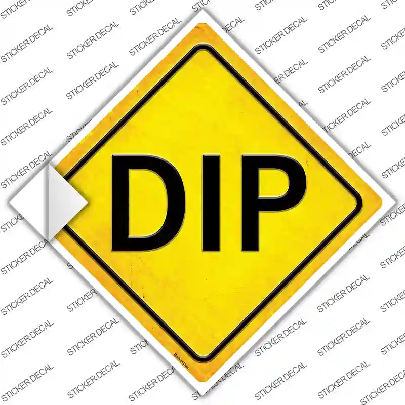 Dip Novelty Diamond Sticker Decal