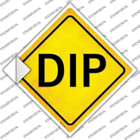 Dip Novelty Diamond Sticker Decal