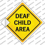 Deaf Child Area Novelty Diamond Sticker Decal