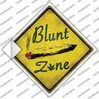 Blunt Zone Novelty Diamond Sticker Decal Small