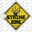 Strike Bowling Zone Novelty Diamond Sticker Decal