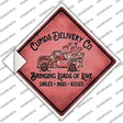 Cupids Delivery Co Novelty Diamond Sticker Decal Small