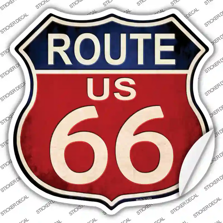 Route 66 Vintage Novelty Highway Shield Sticker Decal Small