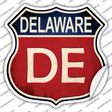 Delaware Novelty Highway Shield Sticker Decal Small