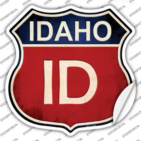 Idaho Novelty Highway Shield Sticker Decal Small