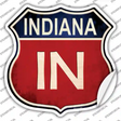 lndiana Novelty Highway Shield Sticker Decal Small