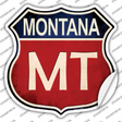 Montana Novelty Highway Shield Sticker Decal Small