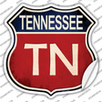 Tennessee Novelty Highway Shield Sticker Decal Small