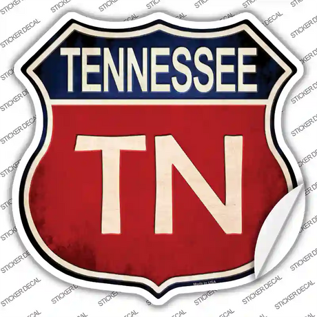 Tennessee Novelty Highway Shield Sticker Decal Small