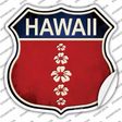 Hawaii Hibiscus Novelty Highway Shield Sticker Decal Small