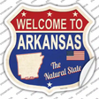 Arkansas Established Novelty Highway Shield Sticker Decal Small