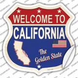 California Established Novelty Highway Shield Sticker Decal Small