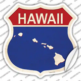 Hawaii Silhouette Novelty Highway Shield Sticker Decal Small