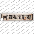 Beauceron Trail Novelty Narrow Sticker Decal Small