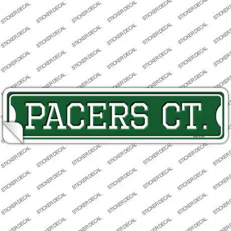 Pacers Ct Novelty Narrow Sticker Decal