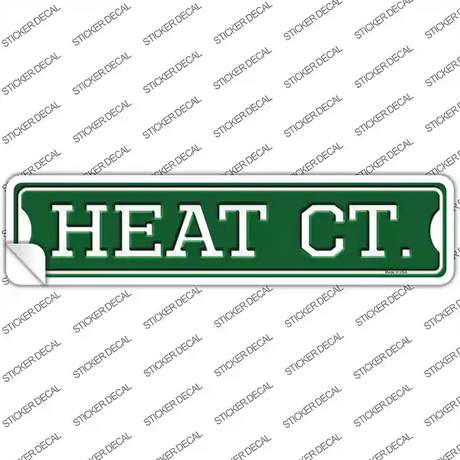 Heat Ct Novelty Narrow Sticker Decal
