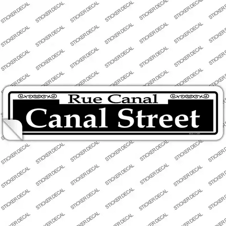 Canal Street Novelty Narrow Sticker Decal