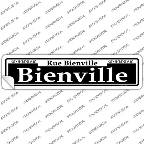 Bienville Novelty Narrow Sticker Decal