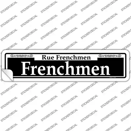 Frenchmen Novelty Narrow Sticker Decal