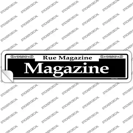 Magazine Novelty Narrow Sticker Decal