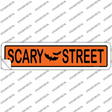 Scary Street Novelty Narrow Sticker Decal Small