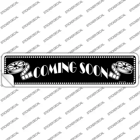 Coming Soon Home Theater Novelty Narrow Sticker Decal